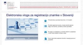 Elektronska vloga za slovensko blagovno znamko in model