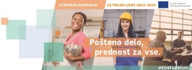 Pričetek vseevropske kampanje »Prednosti prijavljenega dela«