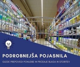 PODROBNEJŠA POJASNILA: Odlok o začasni prepovedi ponujanja in prodajanja blaga in storitev