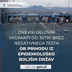 Dnevni delovni migranti iz Hrvaške od jutri brez negativnega testa ob prihodu na delo v Slovenijo