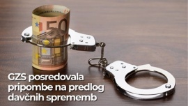 GZS ministrstvu posredovala pripombe na predlog davčnih sprememb