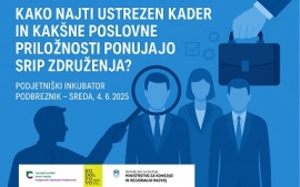 Kako najti ustrezen kader in kakšne poslovne priložnosti ponujajo SRIP združenja?