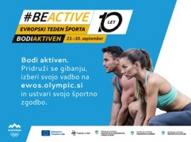 Slovenski dan športa in Evropski teden športa - priložnost za uvajanje bolj zdravih gibalnih navad