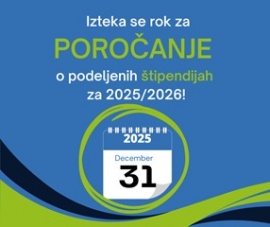 Bliža se rok za poročanje o štipendijah