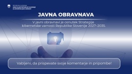 V javni obravnavi osnutek Strategije kibernetske varnosti Republike Slovenije 2027–2035