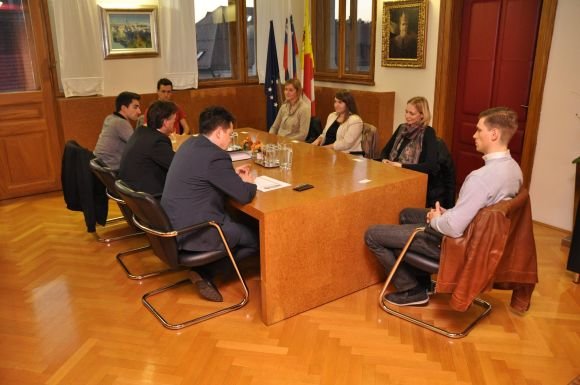 Spoznavni pogovor z županom Mestne občine Novo mesto in direktorjem Gospodarske zbornice Dolenjske in Bele krajine