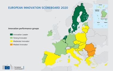 Slovenija ostaja v skupini zmernih inovatork