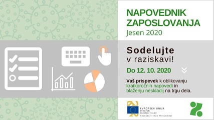 Napovednik zaposlovanja: vabilo k izpolnitvi ankete