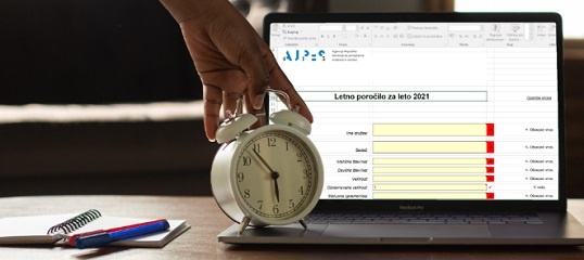 Aplikacija za predložitev letnih poročil bo odprta do 3. maja 2022